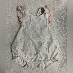 Adorable Heart Print Baby Romper